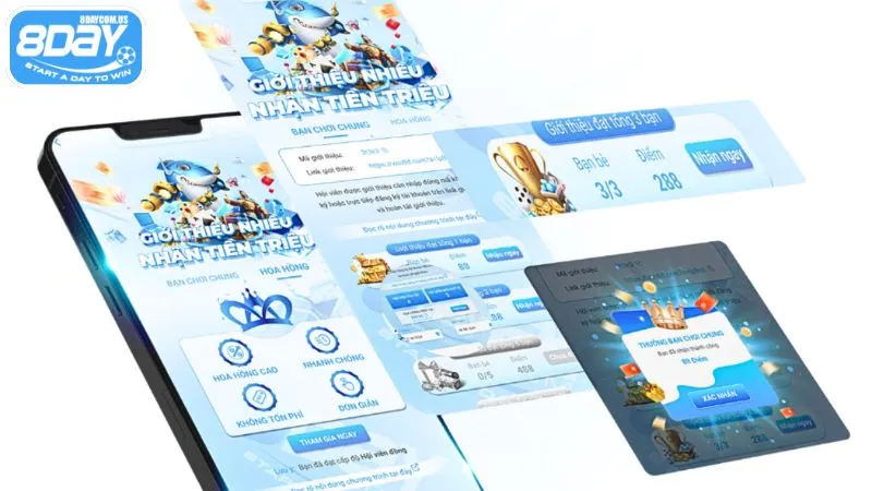 Cá cược mọi lúc mọi nơi khi tải app 8Day về điện thoại