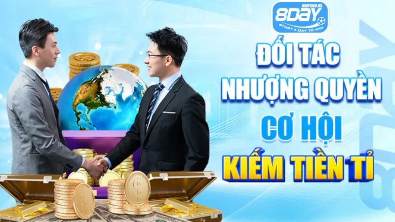 Đại lý nhà cái 8Day nhận được nhiều quyền lợi hấp dẫn