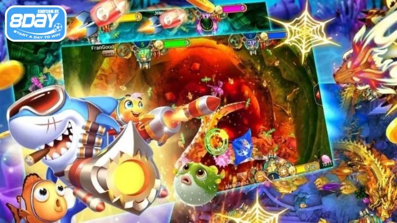 Game săn cá đại dương có nhiều tính năng đặc biệt