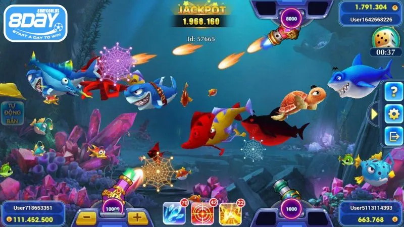 Nhiều tính năng đặc biệt hỗ trợ hành trình săn cá